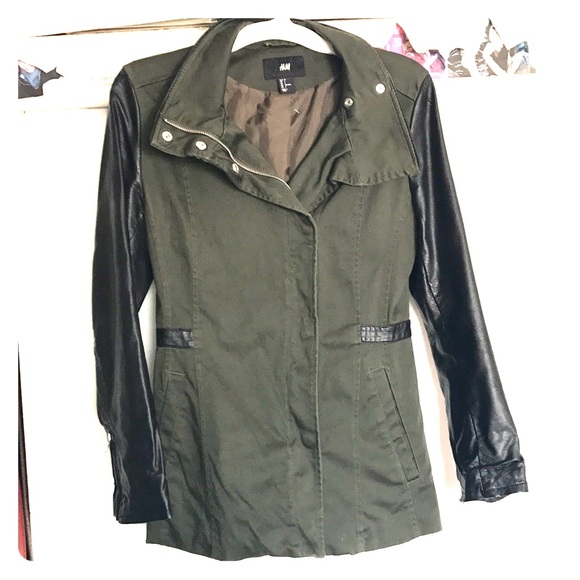 H\u0026M | Jackets \u0026 Coats | Olive Green 